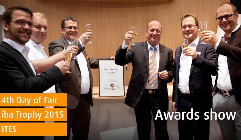 iba 2015: ITES Infrared Oven won the prestigious iba Trophy