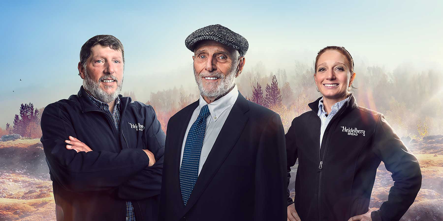 Dan, Boyd, and Hadley Bissell of Heidelberg Bread in NY, NY