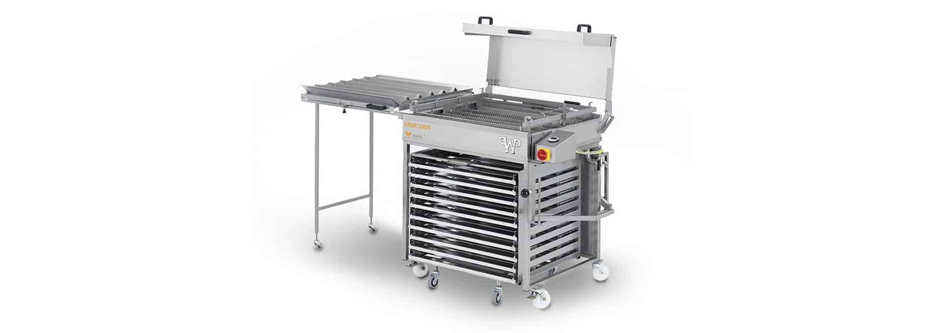 Our WP Riehle L2000 D Deep Fryer is the manual deep fryer for excellent results. Commercial and Industrial Bakery Equipment available through WP Bakery Group USA in Shelton, CT