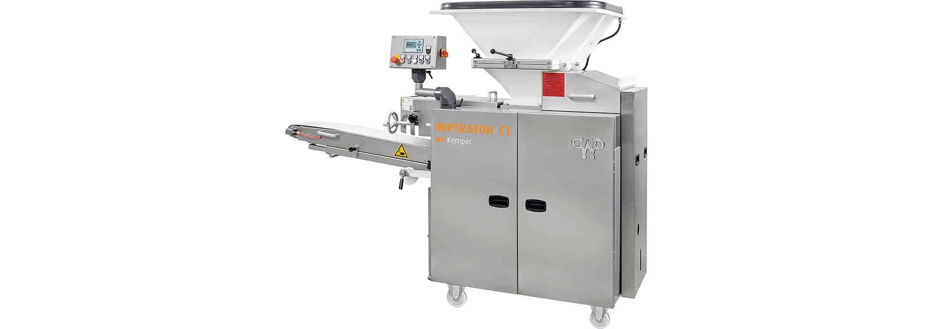 The WP Kemper IMPERATOR CT Dough Divider is the "must have" dough divider for your breadline…with its hygienic CLEAN TEC design. | WP Bakery Group USA, Retail, Wholesale, Commercial Bakery Equipment and Industrial Bakery Equipment, USA and Canada